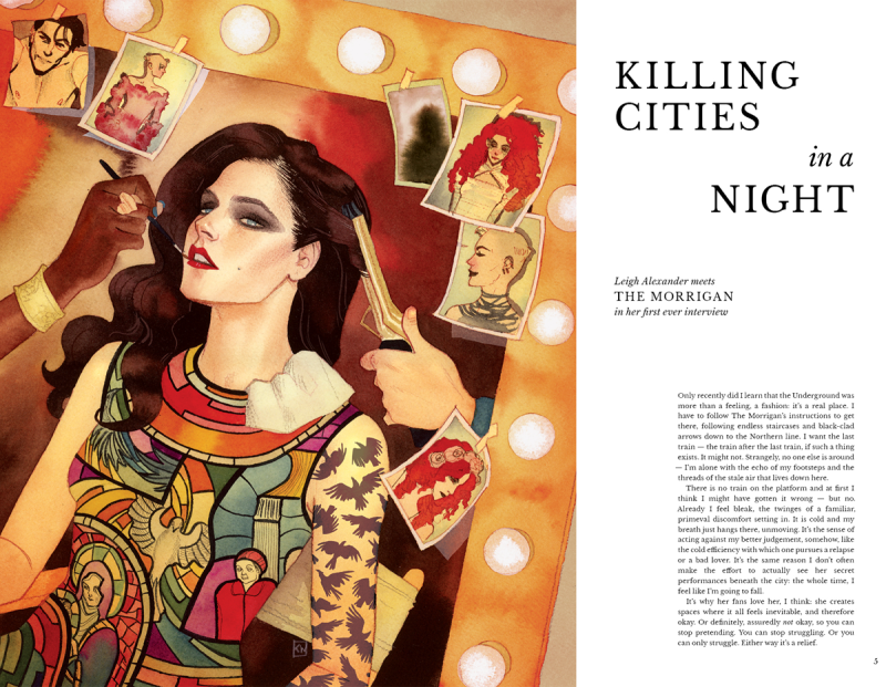A page from the magazine issue of WicDiv, written by other writers.